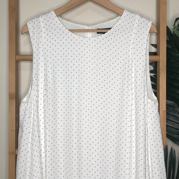 SOLD Country Road White Print Swing Dress 16 - Picture 4 of 14